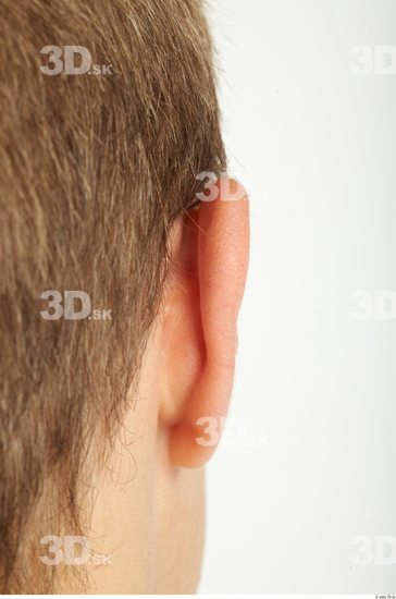 Ear Whole Body Man Casual Athletic Studio photo references