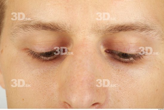 Eye Whole Body Man Casual Athletic Studio photo references