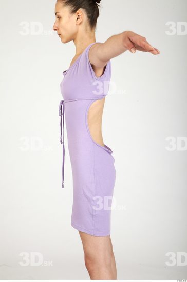 Upper Body Whole Body Woman Animation references Casual Dress Underweight Studio photo references