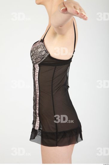 Upper Body Whole Body Woman Animation references Underwear Singlet Slim Studio photo references