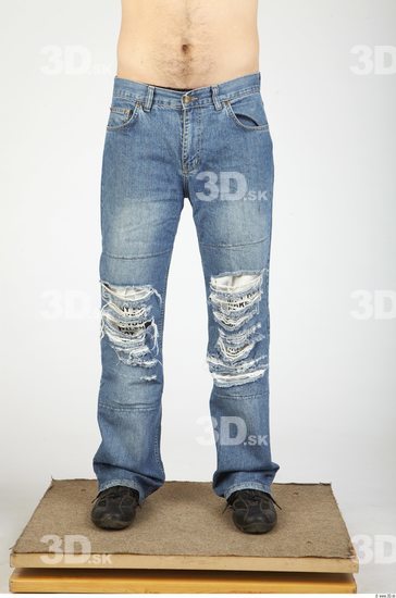 Leg Whole Body Man Casual Jeans Average Studio photo references