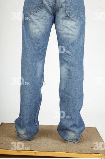 Calf Whole Body Man Casual Jeans Average Studio photo references