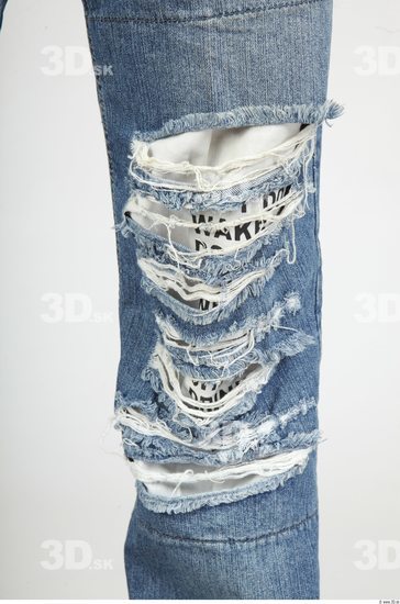 Knee Whole Body Man Casual Jeans Average Studio photo references