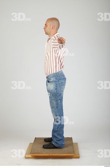 Whole Body Man T poses Casual Average Studio photo references