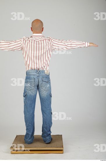 Whole Body Man T poses Casual Average Studio photo references