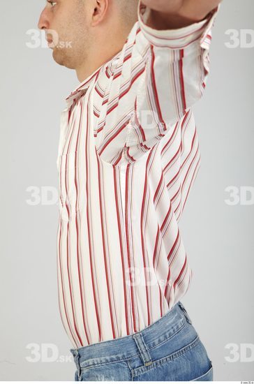 Upper Body Whole Body Man Casual Formal Shirt Average Studio photo references