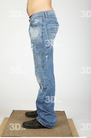 Leg Whole Body Man Casual Jeans Average Studio photo references