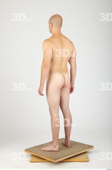 Whole Body Man Animation references Nude Casual Average Studio photo references