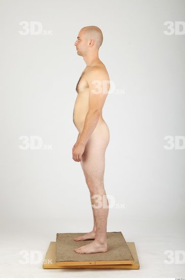 Whole Body Man Animation references Nude Casual Average Studio photo references