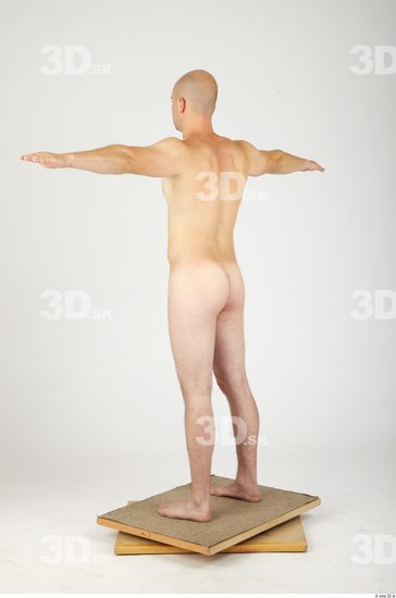 Whole Body Man T poses Nude Casual Average Studio photo references