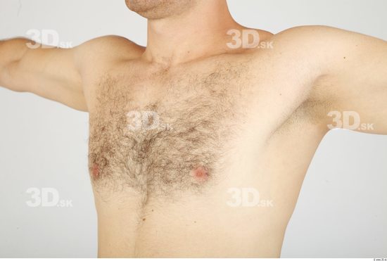 Chest Whole Body Man Hairy Nude Casual Average Studio photo references