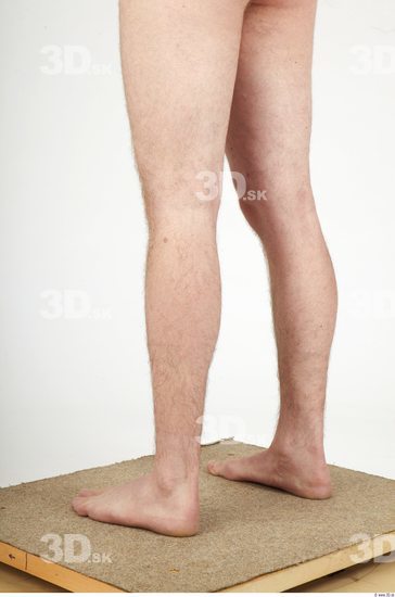 Calf Whole Body Man Hairy Nude Casual Average Studio photo references