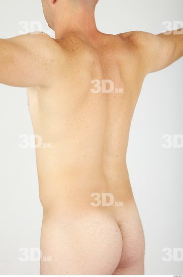 Upper Body Whole Body Man Nude Casual Average Studio photo references