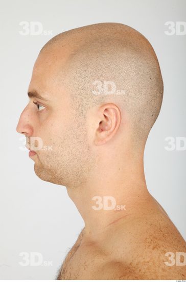 Whole Body Head Man Animation references Casual Average Bald Studio photo references