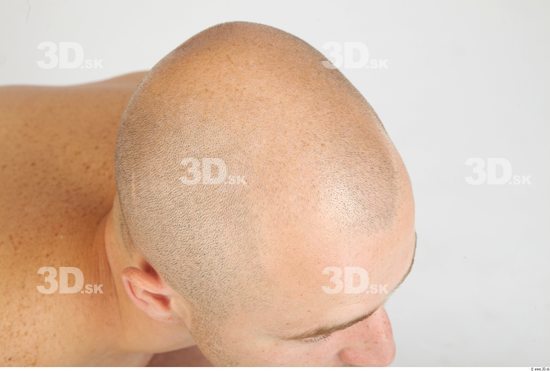 Whole Body Head Man Animation references Casual Average Bald Studio photo references