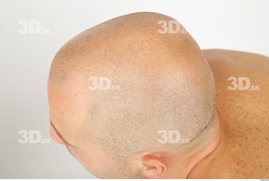 Whole Body Head Man Animation references Casual Average Bald Studio photo references