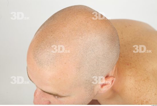 Whole Body Head Man Animation references Casual Average Bald Studio photo references