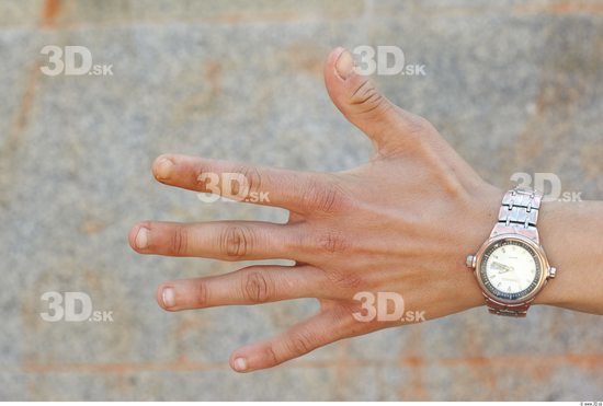 Hand Man White Jewel Average