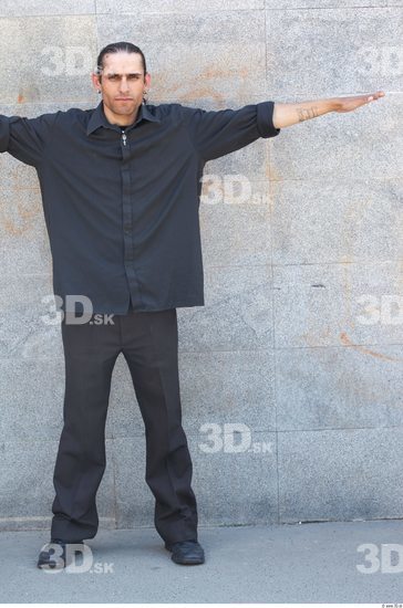 Whole Body Man T poses White Formal Slim