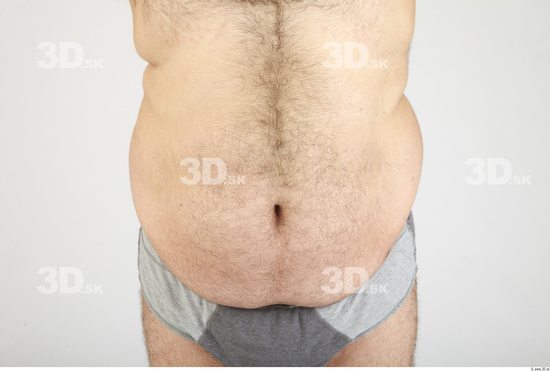 Belly Whole Body Man Hairy Nude Casual Overweight Studio photo references