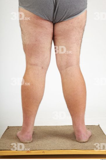 Calf Whole Body Man Hairy Nude Casual Overweight Studio photo references