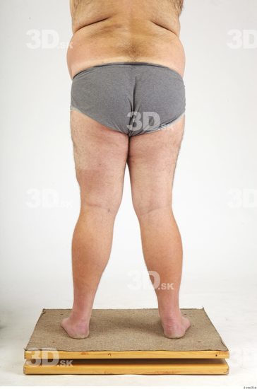 Leg Whole Body Man Hairy Casual Underwear Pants Overweight Studio photo references