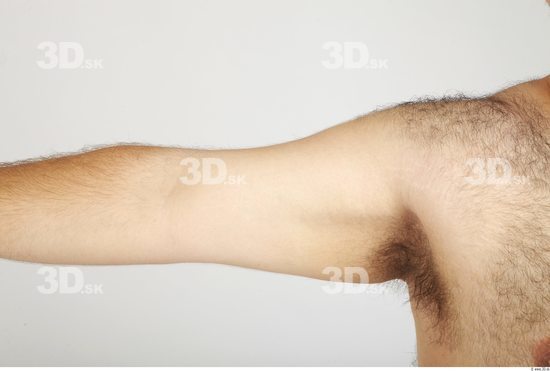 Arm Whole Body Man Nude Casual Overweight Studio photo references