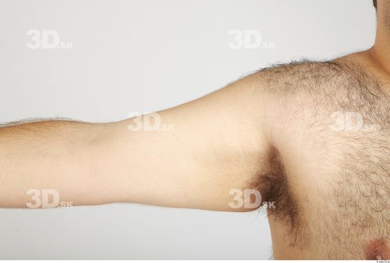 Arm Whole Body Man Nude Casual Overweight Studio photo references