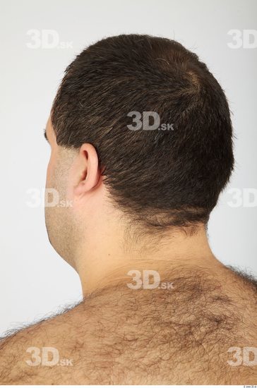 Whole Body Head Man Casual Overweight Studio photo references