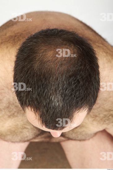 Whole Body Hair Man Casual Overweight Studio photo references