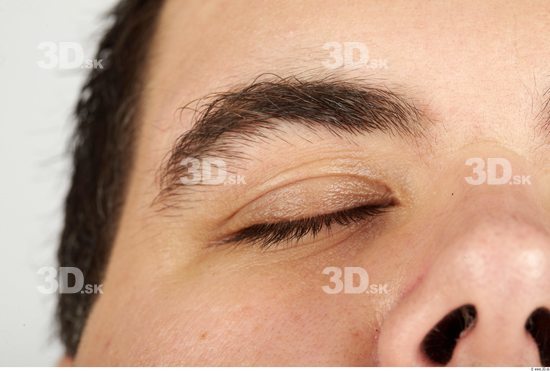 Eye Whole Body Man Casual Overweight Studio photo references