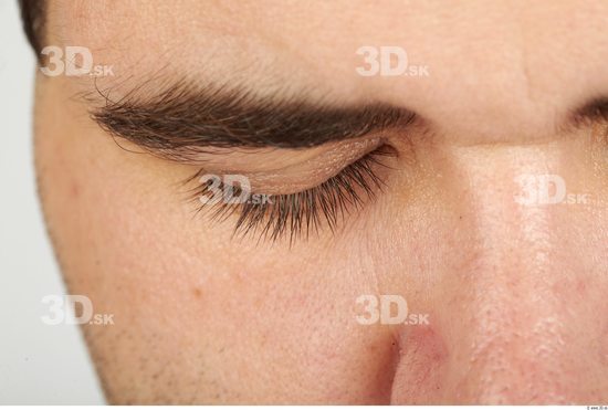 Eye Whole Body Man Casual Overweight Studio photo references