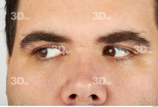 Eye Whole Body Man Casual Overweight Studio photo references