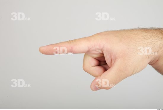 Fingers Whole Body Man Casual Overweight Studio photo references