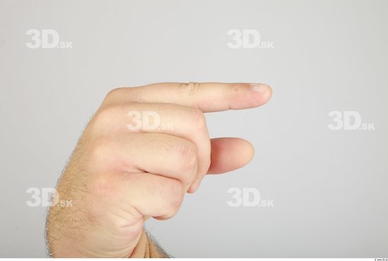 Fingers Whole Body Man Casual Overweight Studio photo references