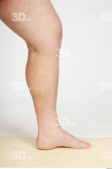 Calf Whole Body Man Hairy Nude Casual Overweight Studio photo references