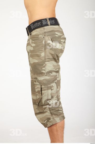 Thigh Whole Body Man Army Sports Trousers Athletic Studio photo references