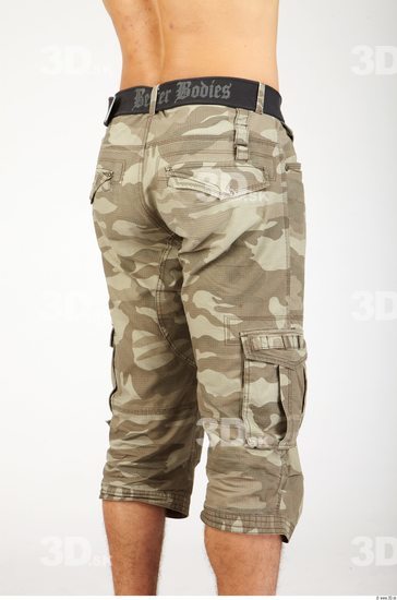 Thigh Whole Body Man Army Sports Trousers Athletic Studio photo references