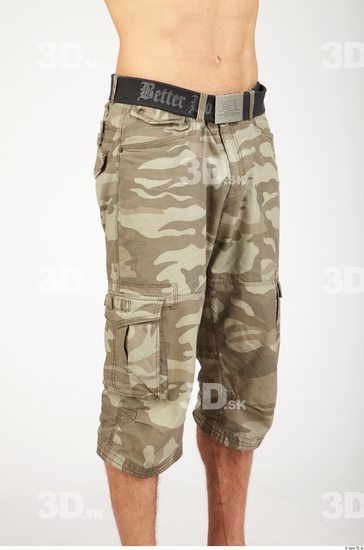 Thigh Whole Body Man Army Sports Trousers Athletic Studio photo references