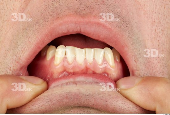 Whole Body Teeth Man Sports Athletic Studio photo references