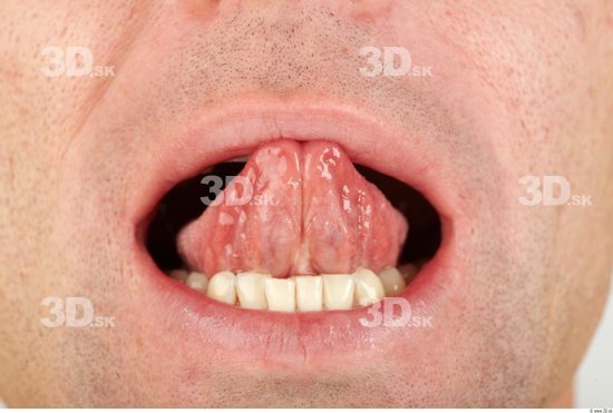 Whole Body Tongue Man Sports Athletic Studio photo references