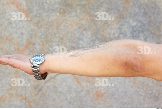 Forearm Man White Nude Jewel Average