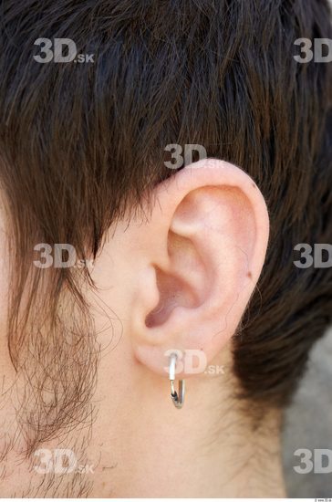 Ear Man White Jewel Slim