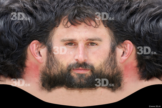 Head Man White Head textures Bearded