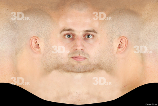 Head Man White Head textures Bald