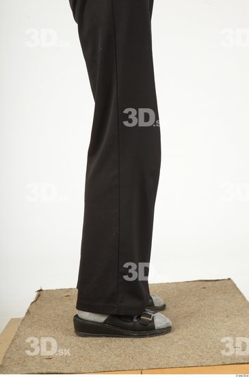 Leg Whole Body Woman Casual Trousers Slim Studio photo references