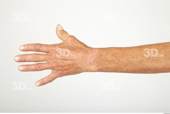 Hand Whole Body Woman Slim Wrinkles Studio photo references