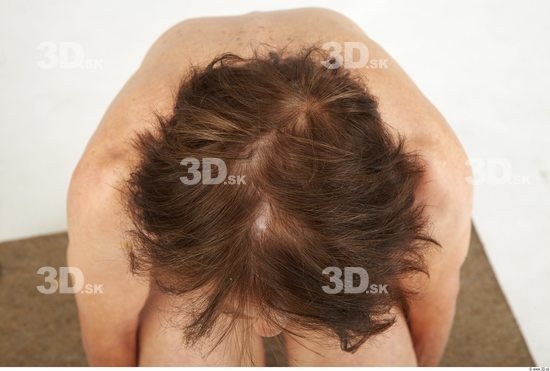 Whole Body Hair Woman Slim Studio photo references