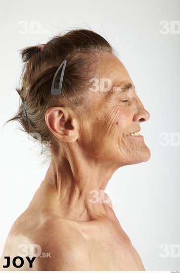 Face Emotions Woman White Slim Wrinkles