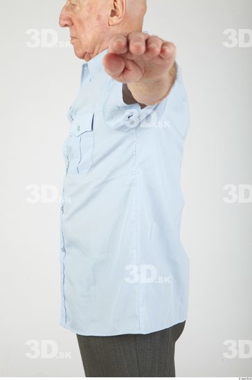 and more Upper Body Whole Body Man Formal Shirt Chubby Studio photo references